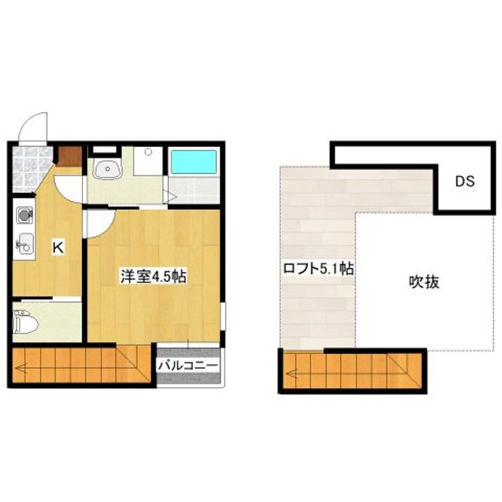 MAHORA MAISON久留米大学前駅IIの間取り