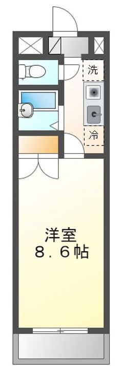 レジデンスKIIの間取り