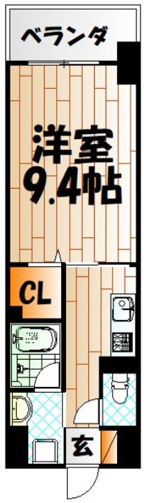 クルーズ レーヌの間取り