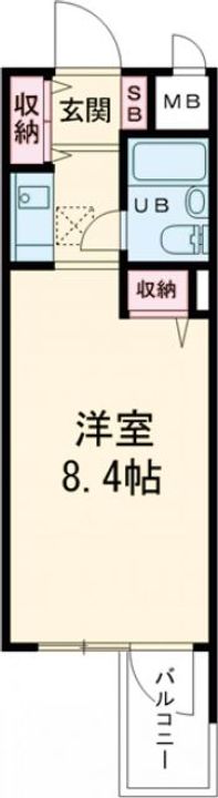ライオンズマンション田端第2の間取り