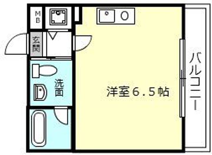 大阪府大東市中垣内2(アパート)の賃貸物件の間取り