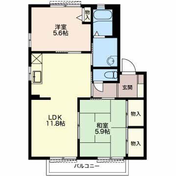 ソレーユIIの間取り