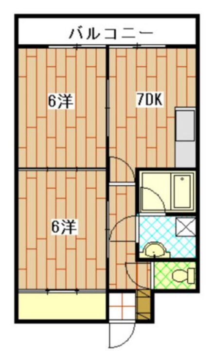 房尾本店三篠ビルの間取り
