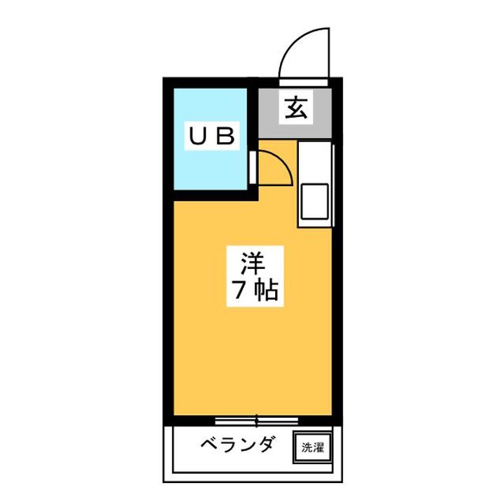 レディースハウス東和の間取り