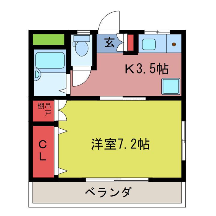 ロッキー毛呂山の間取り