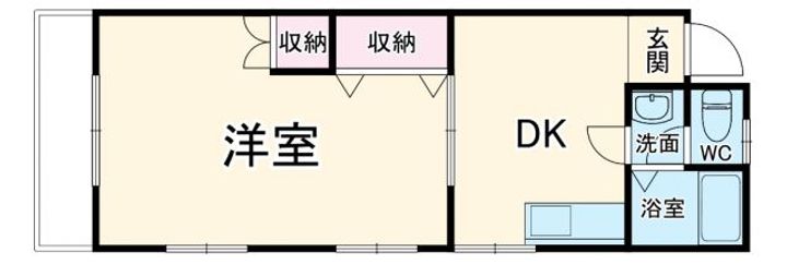 クロスコーポIIの間取り