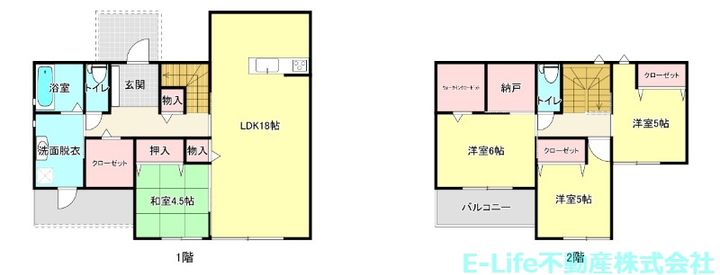 熊本県菊池郡大津町大字室(一戸建)の賃貸物件の間取り