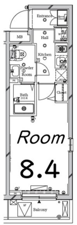 東京都足立区綾瀬2(マンション)の賃貸物件の間取り