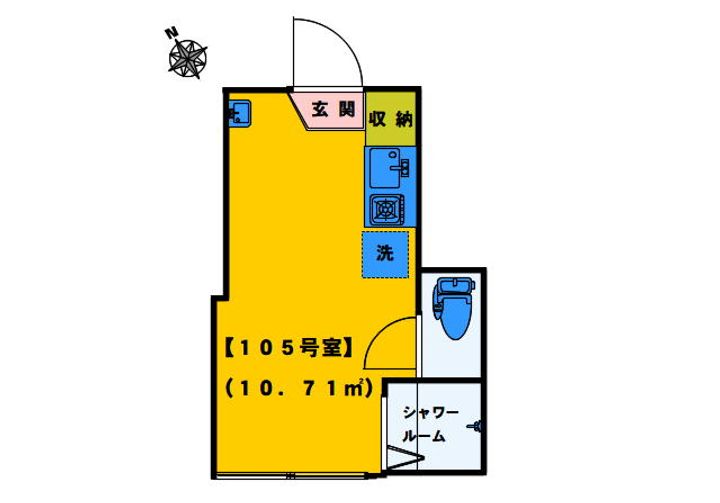MH MAISON高田馬場の間取り