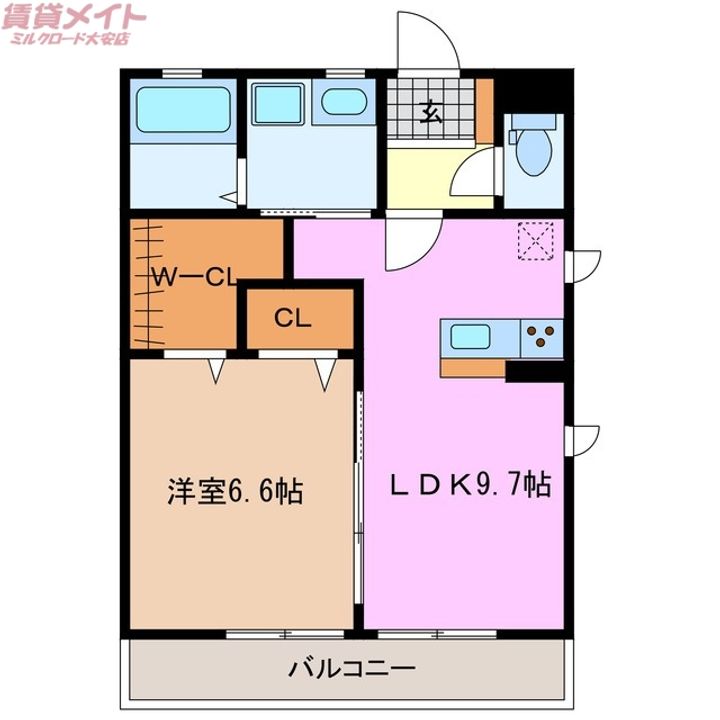 ディアコートIIの間取り