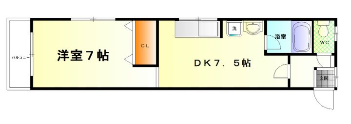 藤代ハイツの間取り