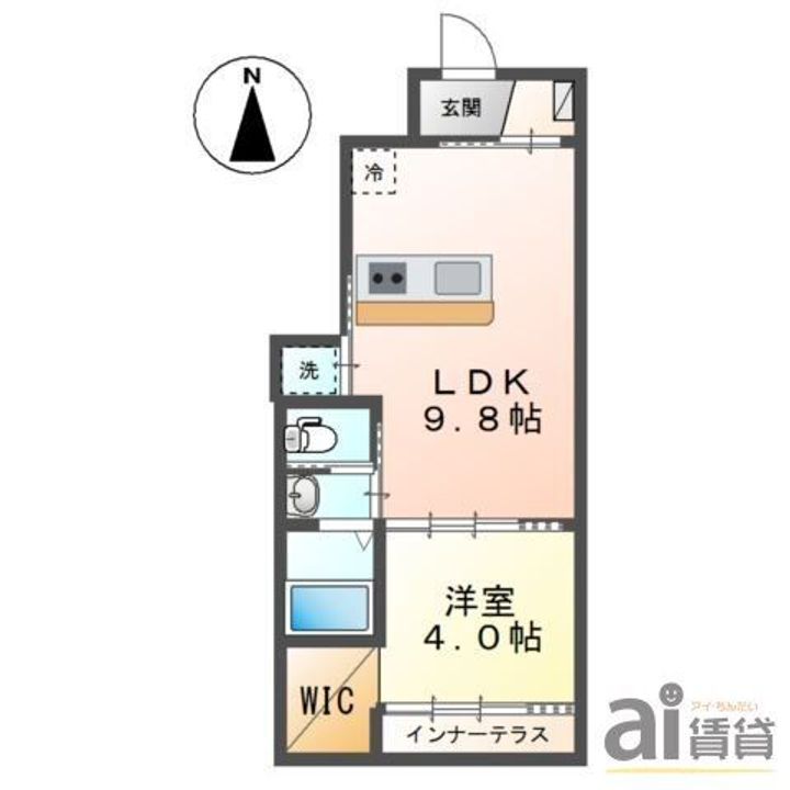 埼玉県飯能市大字笠縫(アパート)の賃貸物件の間取り