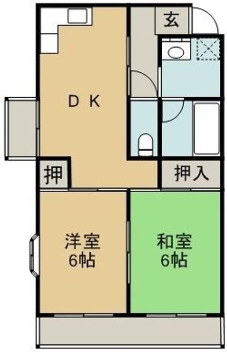 ハイツ生藤の間取り
