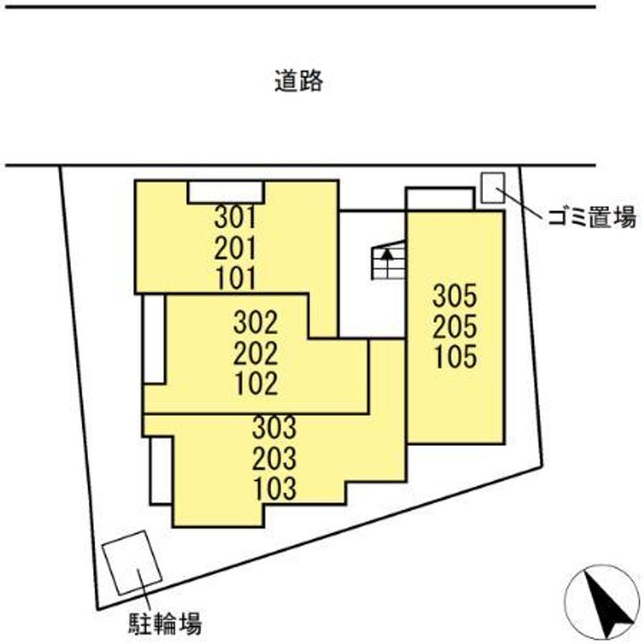東京都三鷹市中原1(アパート)の賃貸物件の地図