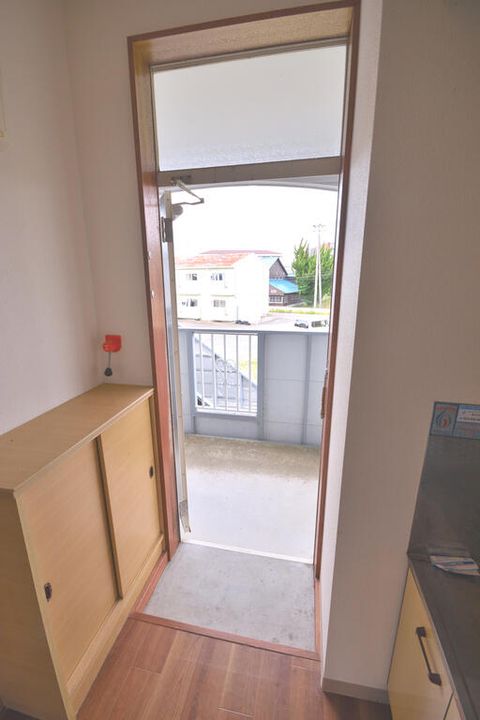 福島県郡山市田村町徳定字下北田(アパート)の賃貸物件の玄関