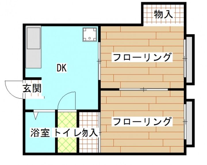 K-BLDG三篠の間取り