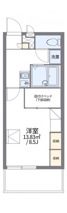 沖縄県那覇市小禄1(マンション)の賃貸物件の間取り
