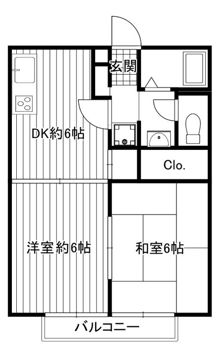 プレステージ21Bの間取り
