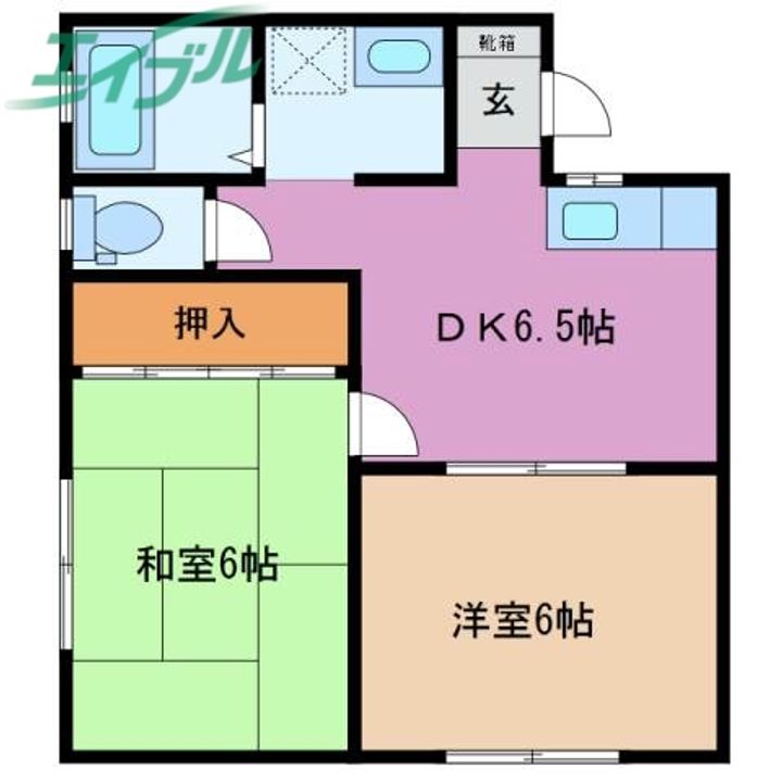 コーポミカサ A棟の間取り