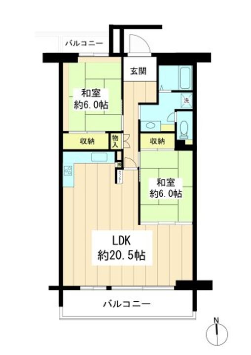 海風の街の間取り
