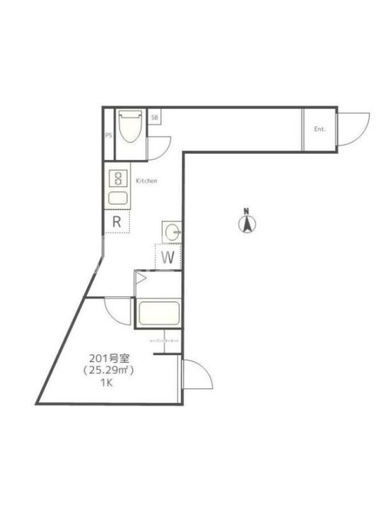 東京都葛飾区新小岩2(マンション)の賃貸物件の間取り