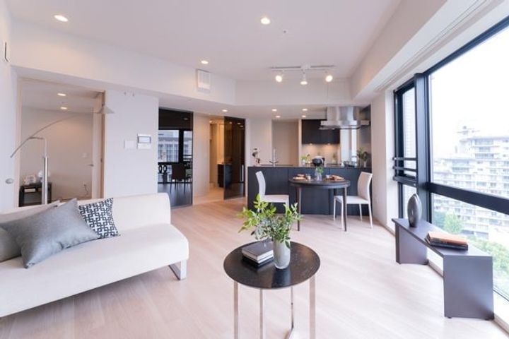 東京都港区白金台5(マンション)の賃貸物件の居間