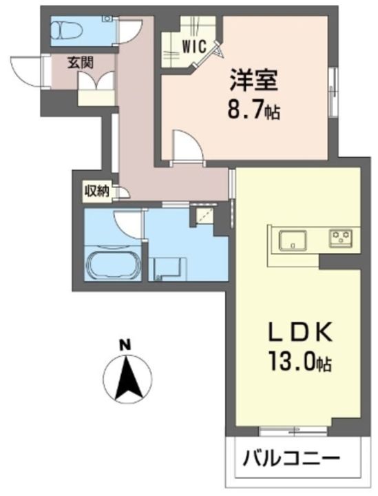 フォンテーヌベレオ【01】の間取り