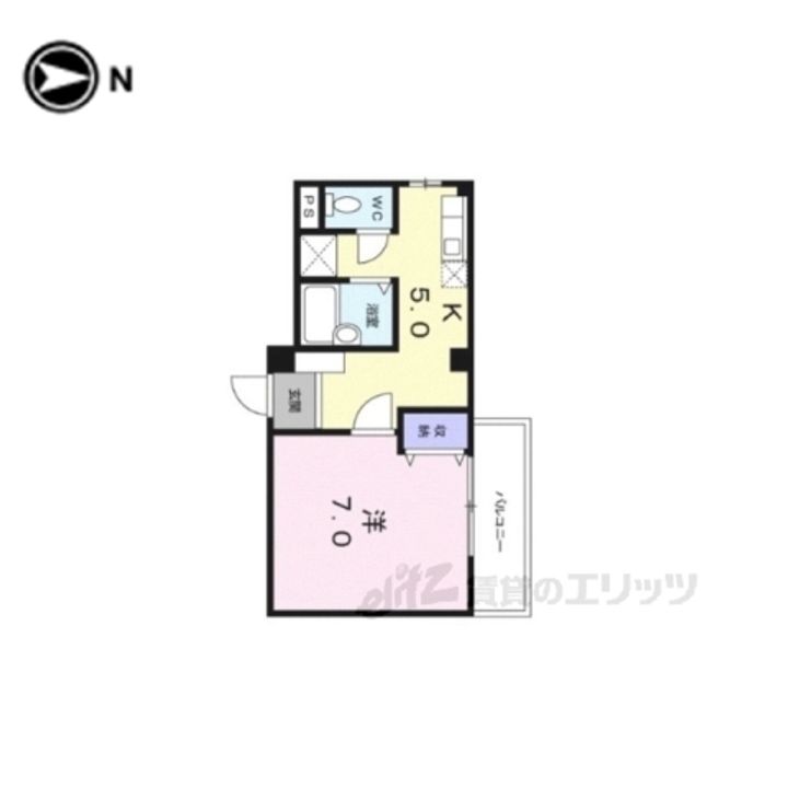 ジュネス東生駒の間取り