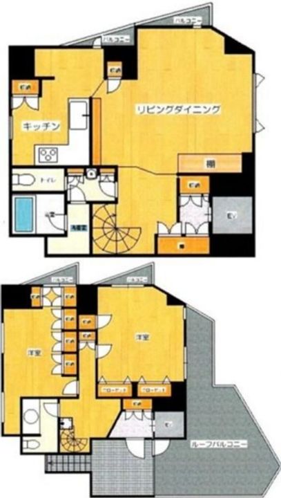 東京都中野区江原町1(マンション)の賃貸物件の間取り