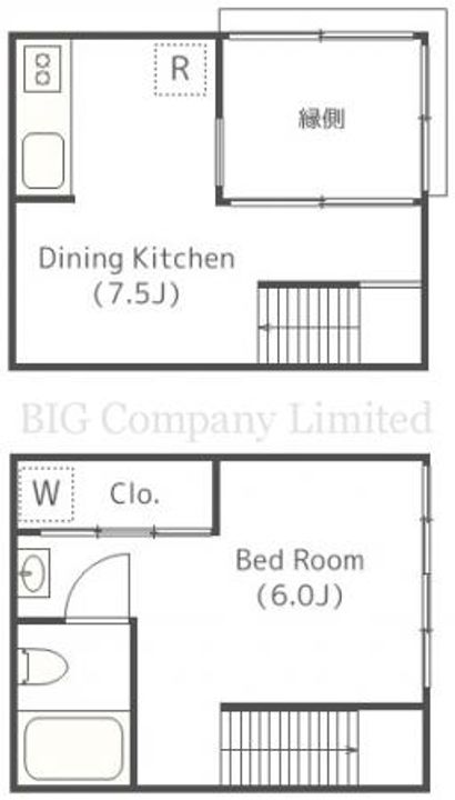 東京都大田区上池台1(アパート)の賃貸物件の間取り