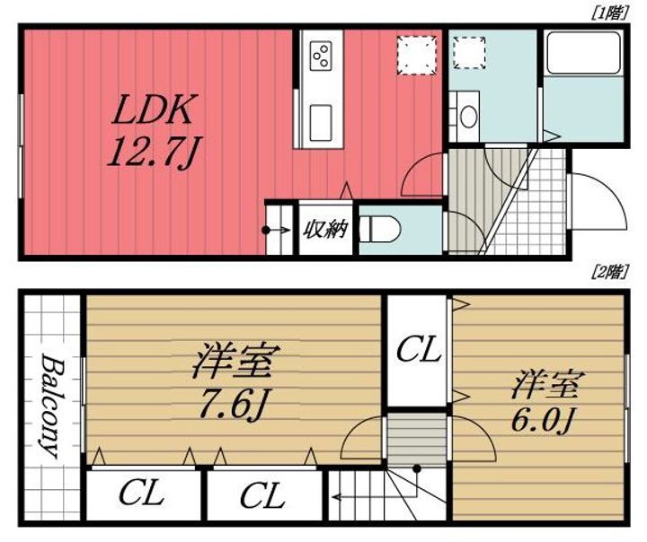 千葉県富里市七栄(一戸建)の賃貸物件の間取り