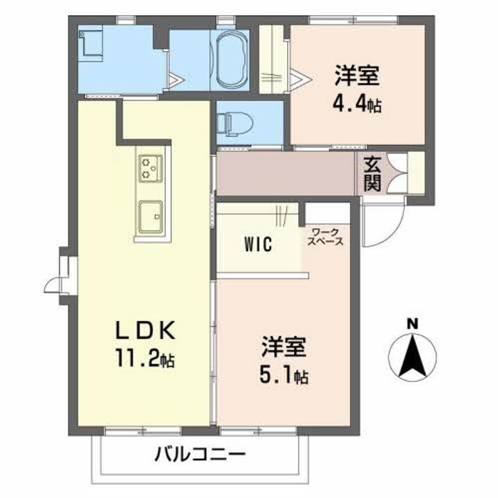 グレースタウンの間取り