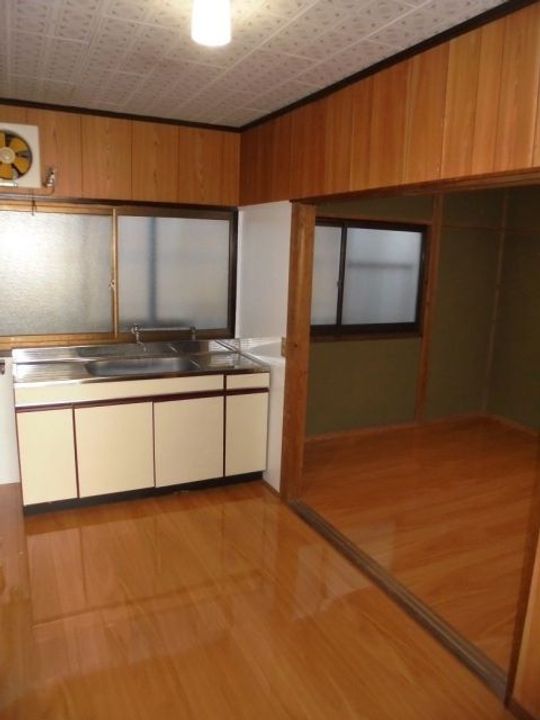 福岡県久留米市荘島町(一戸建)の賃貸物件のキッチン