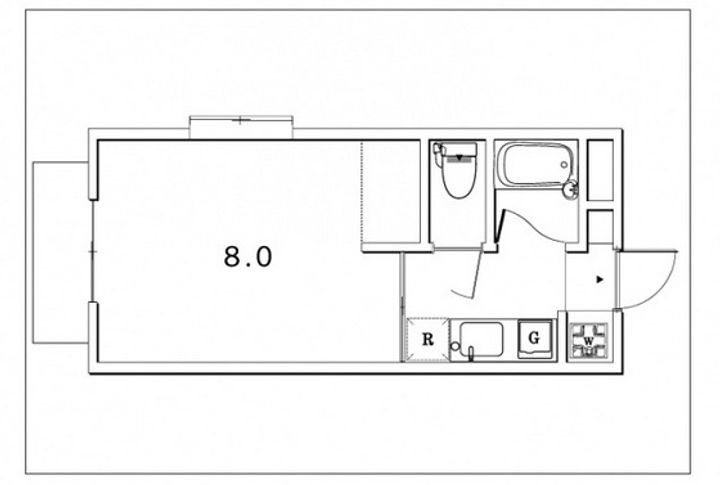 リヴラン弓之町の間取り