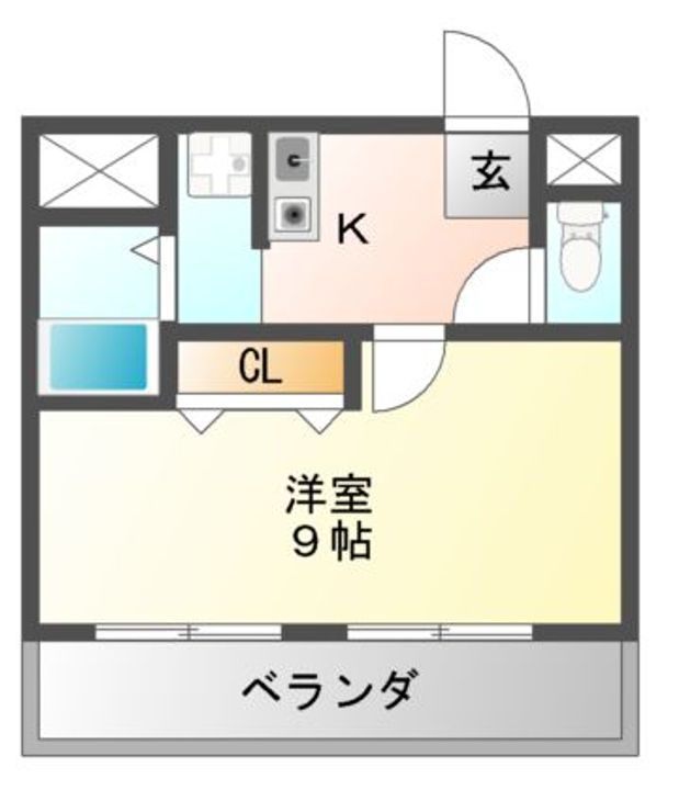 サンコークレアールの間取り
