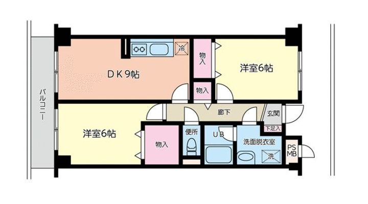 レジデンス・メルベーユの間取り