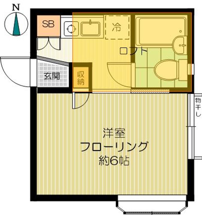 コーポ・プロスパの間取り
