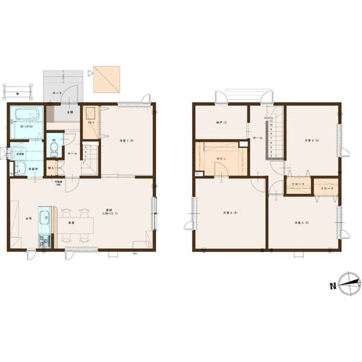 北海道札幌市南区澄川四条4(一戸建)の賃貸物件の間取り