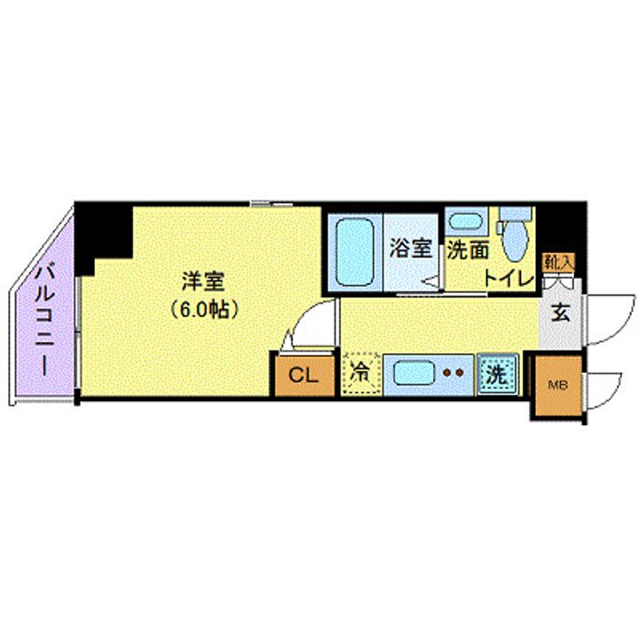 SS.Advance横濱阪東橋exの間取り