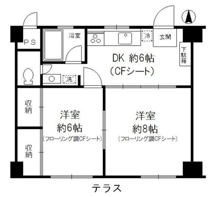 ベルコート四谷の間取り