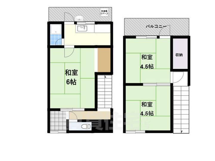 奈良県桜井市大字赤尾(一戸建)の賃貸物件の間取り