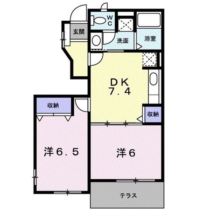 メゾン・ド・ヴァースト Iの間取り