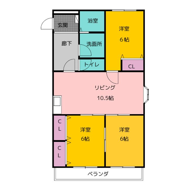 マンションドリームの間取り