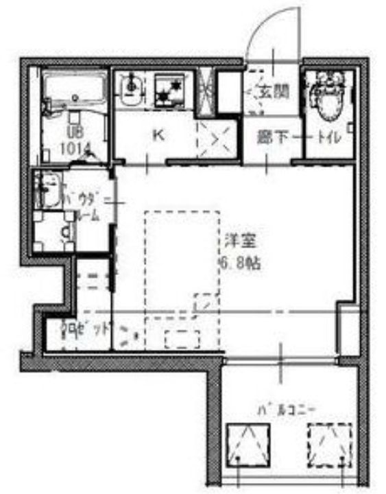 S-RESIDENCE堺筋本町Deuxの間取り