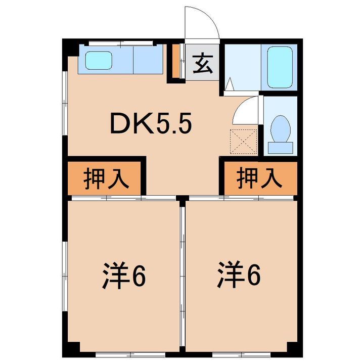 パールメゾン五番館の間取り