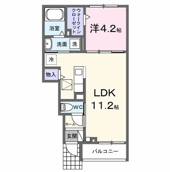 パリセード ヒルズの間取り