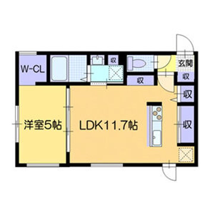 ノルフィーノN18の間取り
