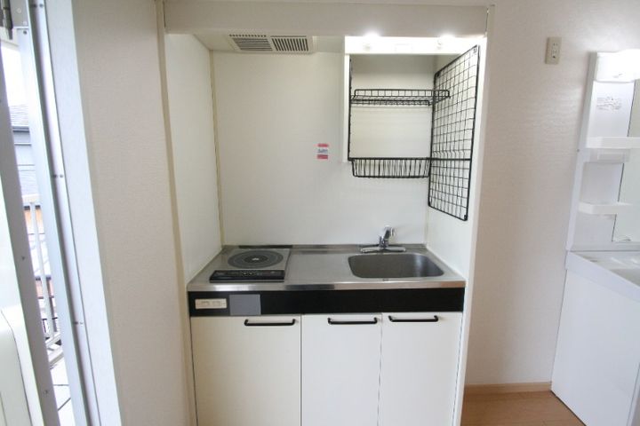 岡山県倉敷市老松町1(アパート)の賃貸物件のキッチン