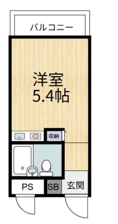 朝日プラザアクルス城東の間取り