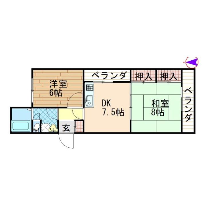 ペピータの間取り